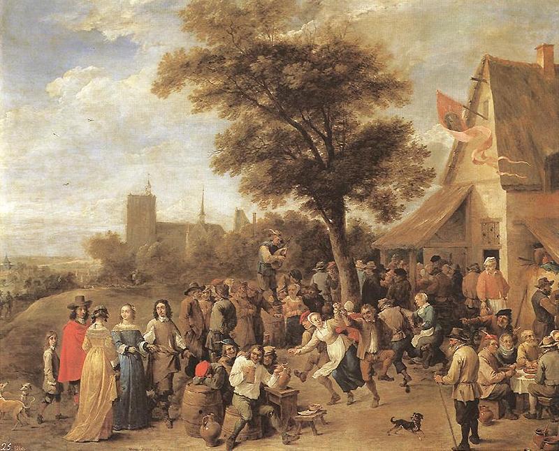 TENIERS, David the Younger Peasants Merry-making wt Spain oil painting art
